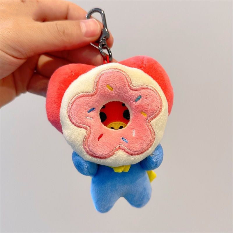 Fashion Simple Plush Doll Keychain Pendant
