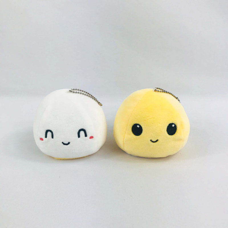 Turn-over plush doll keychain