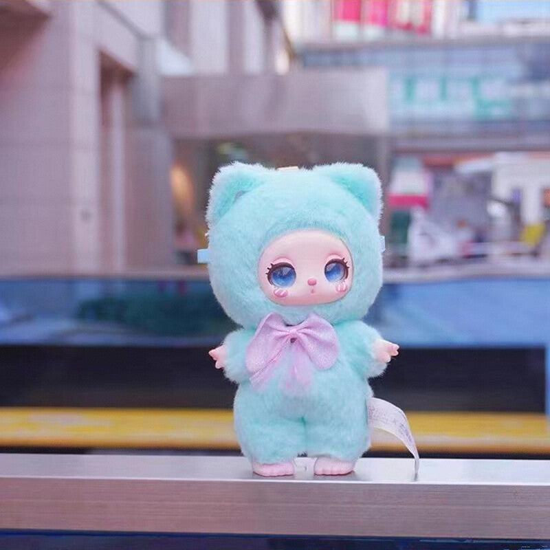 Liqi LIILATOYS Dots Lucky Cat Plush Blind Box Trendy Decoration Doll Cute Gift