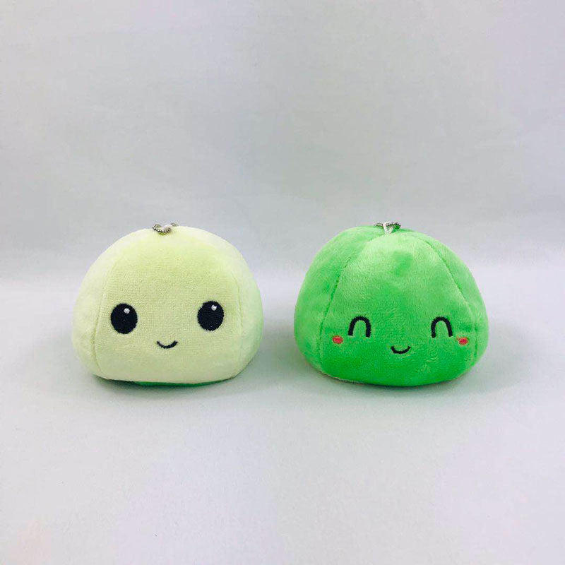 Turn-over plush doll keychain