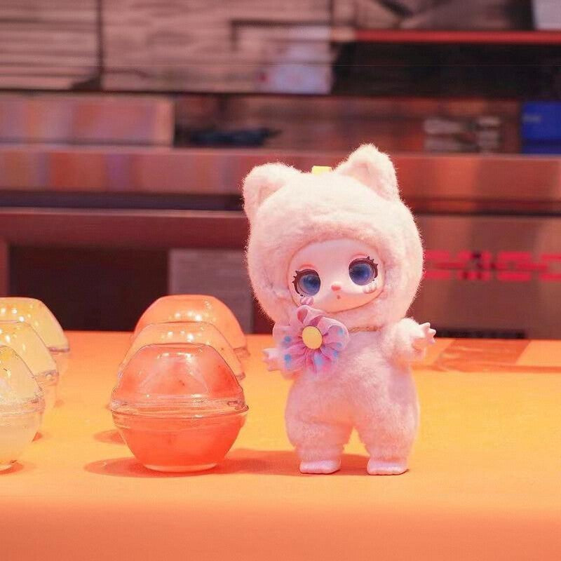 Liqi LIILATOYS Dots Lucky Cat Plush Blind Box Trendy Decoration Doll Cute Gift