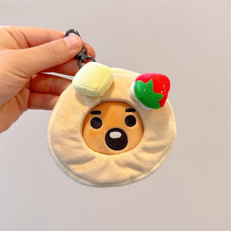 Fashion Simple Plush Doll Keychain Pendant
