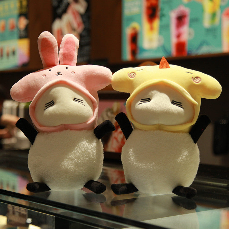 Cartoon Plush Lamb Keychain Doll Pendant