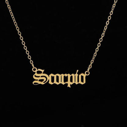 Zodiac Sign Necklace