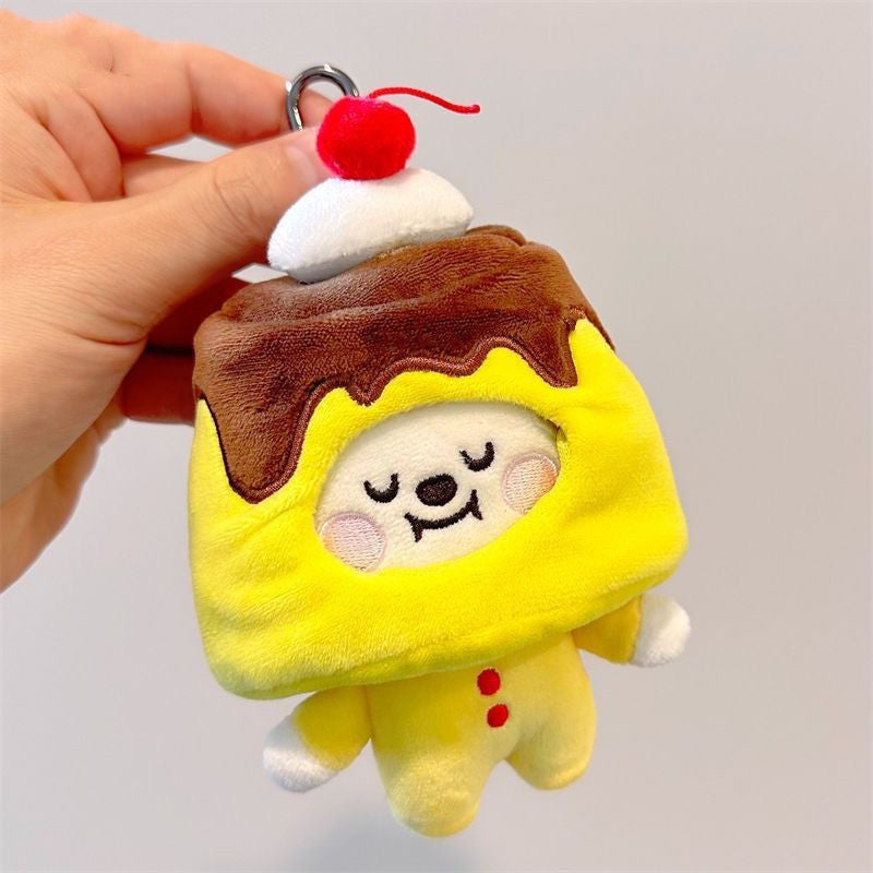 Fashion Simple Plush Doll Keychain Pendant