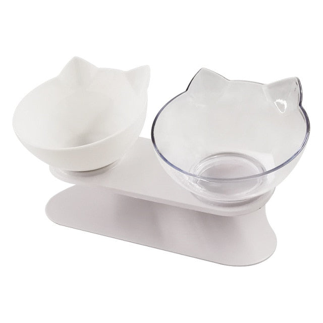 Pet Double Bowl With Raised Stand - Kandy's Gadgets