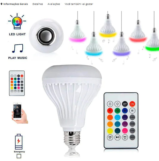 Smart Light Bulb w/ Music - Kandy's Gadgets