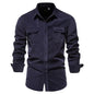 Men's Casual Corduroy Shirt - Kandy's Gadgets