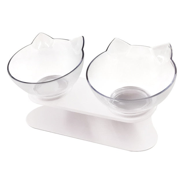 Pet Double Bowl With Raised Stand - Kandy's Gadgets