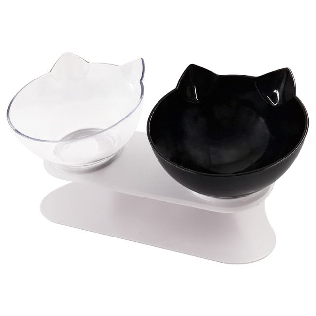 Pet Double Bowl With Raised Stand - Kandy's Gadgets