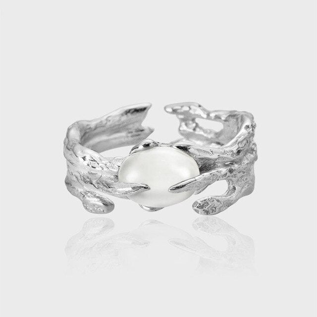 White Agate Ring - Kandy's Gadgets