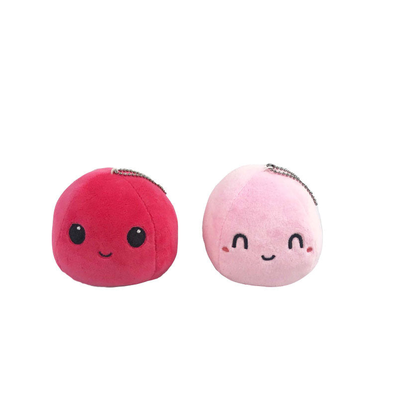 Turn-over plush doll keychain