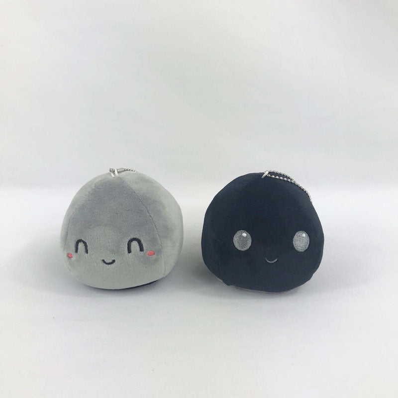 Turn-over plush doll keychain
