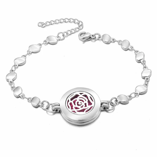 Heart-Shaped Adjustable Aromatherapy Bracelet - Kandy's Gadgets