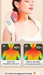 Tuhopeta 6D Neck Shoulder Back Massager Deep Tissue Back Massage DeviceKneading Squeeze Tense Massager Trapezius Muscle Massage