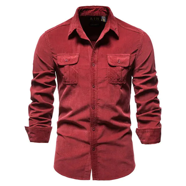 Men's Casual Corduroy Shirt