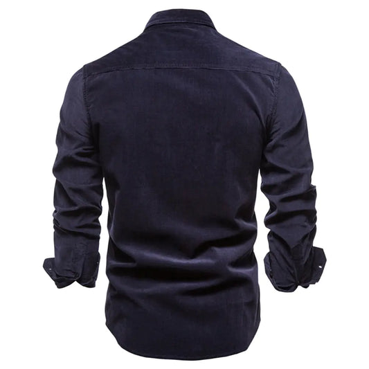 Men's Casual Corduroy Shirt - Kandy's Gadgets