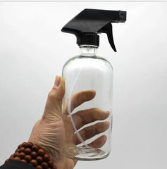 glass spray bottle 250 ml Empty Amber Glass Spray Bottle Essential Oil Cleaning Refillable Trigger Bottle LiquidAtomizer