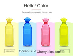 Hot Water Bag for Menstrual Period, Rubber PVC Water Injection, Long Small Special, Warm Water Bottle, 850ml