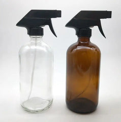 glass spray bottle 250 ml Empty Amber Glass Spray Bottle Essential Oil Cleaning Refillable Trigger Bottle LiquidAtomizer