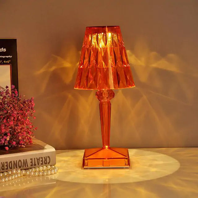 USB Touch LED Diamond Table Lamp - Kandy's Gadgets