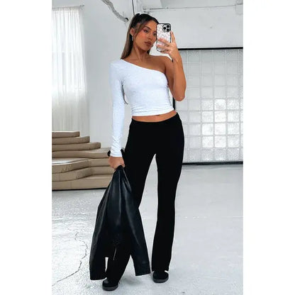 Solid Flare Pants - Kandy's Gadgets