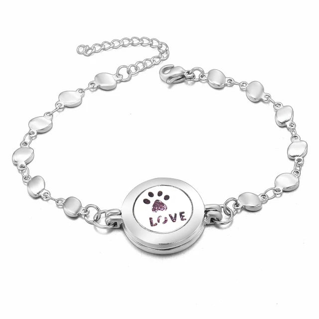 Heart-Shaped Adjustable Aromatherapy Bracelet - Kandy's Gadgets