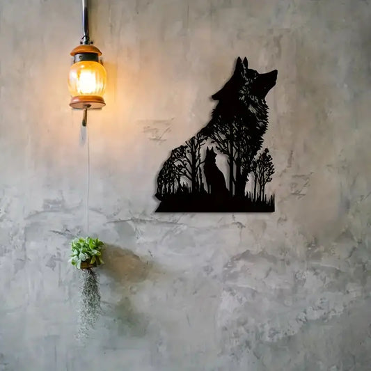 Black Wolf Wall Decoration - Kandy's Gadgets