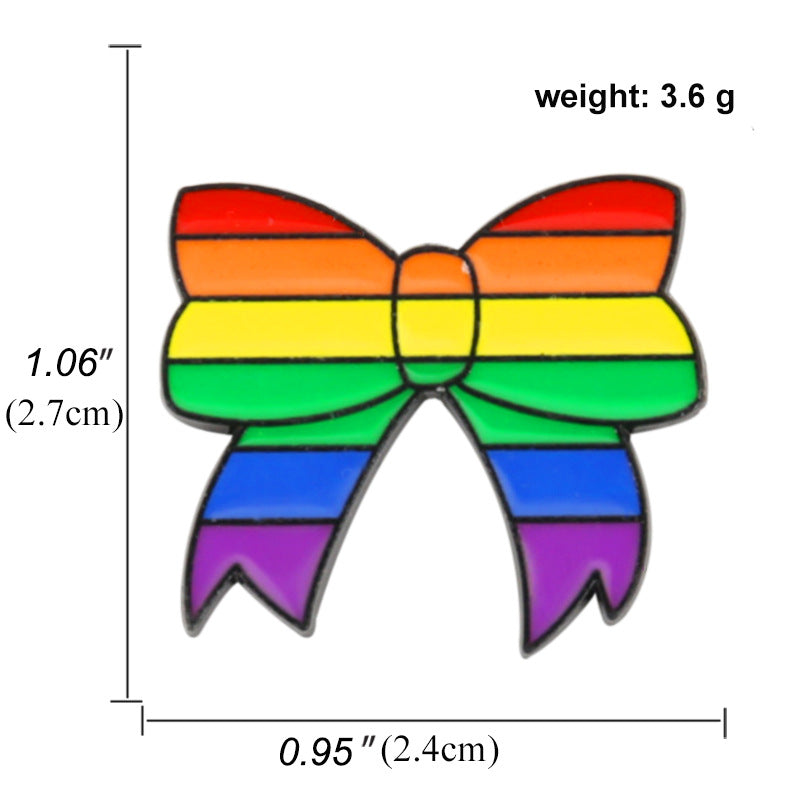 Rainbow Creative Cartoon Snail Colorful Badge Brooch
