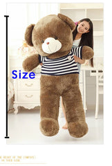 Giant Teddy Bear Dolls Kawaii Soft Pillow Plush Toy Stuffed Animal Cute Sleep Cushion Home Bed Decoration Child Gift For Girls