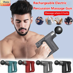 2025 New Intelligent High Frequency Massage Gun Electric Deep Tissue Muscle Relaxation Fitness Body Massager Fascia Gun