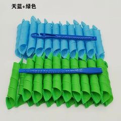 Heatless Hair Curler 10/12 pcs No Heat Hair Curls Ribbon Rollers Sleeping Soft Headband Hair Curlers Woman Hairs Styling Tools