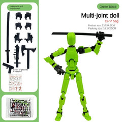 Creative Multi-Jointed Movable Shapeshift Robot 3.0 3D Printed Mannequin Dummy Action Model Doll Toy Kid Christmas Decora Gift