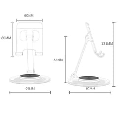 360° Rotate Metal Desk Mobile Phone Holder Stand For iPhone iPad Xiaomi Adjustable Desktop Tablet Table Cell Phone Stand