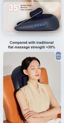 JAIYORL Trapezius Electric Massage Pillow Wireless Car And Home Massager Heating Waist Neck Leg Cervical Shiatsu Kneading