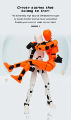 Creative Multi-Jointed Movable Shapeshift Robot 3.0 3D Printed Mannequin Dummy Action Model Doll Toy Kid Christmas Decora Gift