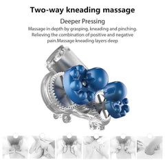 JianYouCare Portable U-shaped cervical Vibrator massage pillow heating 3D kneading Shiatsu Shoulder massager neck protector home
