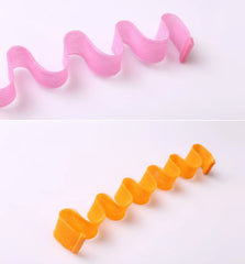 Heatless Hair Curler 10/12 pcs No Heat Hair Curls Ribbon Rollers Sleeping Soft Headband Hair Curlers Woman Hairs Styling Tools