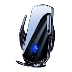 15W Car Wireless Charger Magnetic Automatic Car Mount Phone Holder For iPhone Xiaomi Samsung Infrared Induction Fast Charging