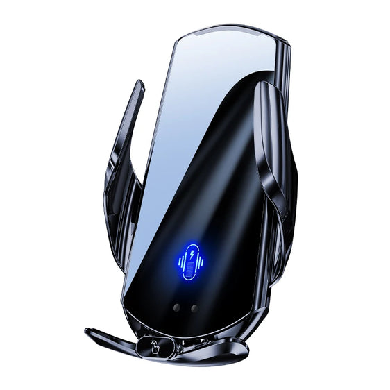 15W Car Wireless Charger Magnetic Automatic Car Mount Phone Holder For iPhone Xiaomi Samsung Infrared Induction Fast Charging