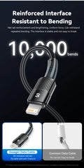 Essager USB C Cable For IPhone 14 13 12 11 pro Max XS 20W Fast Charging Cable Data Line Charger For iPad Mobile Phone Wire Cord