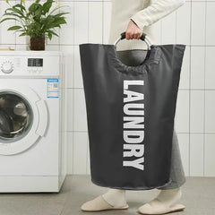 Large Laundry Basket 90L Collapsible Laundry Bag with Padded Handles Waterproof Dirty Clothes Hamper for Laundry Hamper Basket