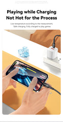 Essager USB C Cable For IPhone 14 13 12 11 pro Max XS 20W Fast Charging Cable Data Line Charger For iPad Mobile Phone Wire Cord