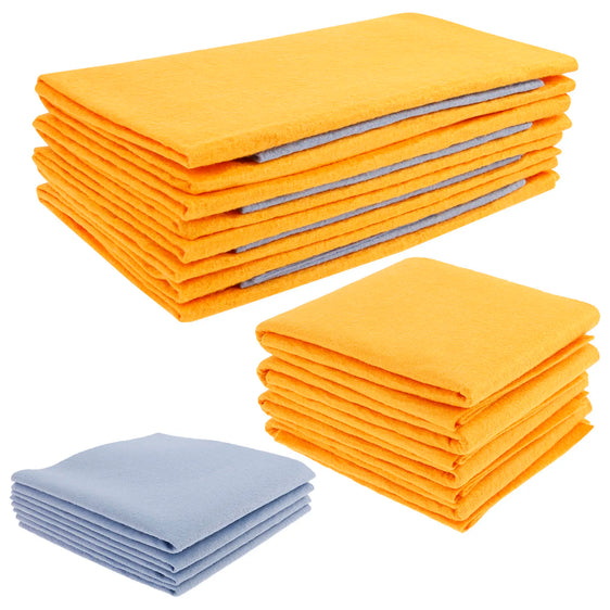 16/8 Pcs Ultra Absorbent Cleaning Shammy Reusable Kitchen Wipe Rags Household Bathroom Car Cleaning Towels Multi-Purpose