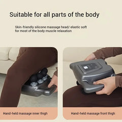 8-Head Deep Tissue Massager Gun USB Rechargeable Full Body And Neck Massage Ideal Gift for Athletes Friends And Family