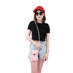 Women's Messenger Pu Leather Touch Screen Mobile Phone Wallet Female Retro Buckle Small Wallet Stonego Wallet