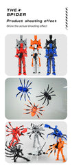 Creative Multi-Jointed Movable Shapeshift Robot 3.0 3D Printed Mannequin Dummy Action Model Doll Toy Kid Christmas Decora Gift