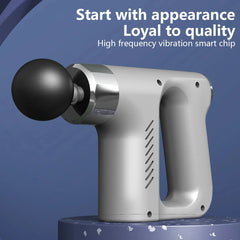 2025 New Intelligent High Frequency Massage Gun Electric Deep Tissue Muscle Relaxation Fitness Body Massager Fascia Gun