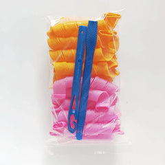 Heatless Hair Curler 10/12 pcs No Heat Hair Curls Ribbon Rollers Sleeping Soft Headband Hair Curlers Woman Hairs Styling Tools