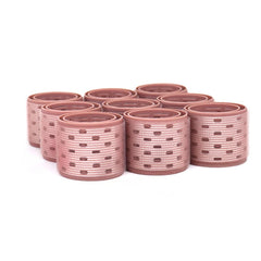 12pcs/set Extra Large Aluminum Core Rollers Hook & Loop Fast Heating Big Self Grip Air Bang Sleep Magic Heatless Curls 74mm 1924